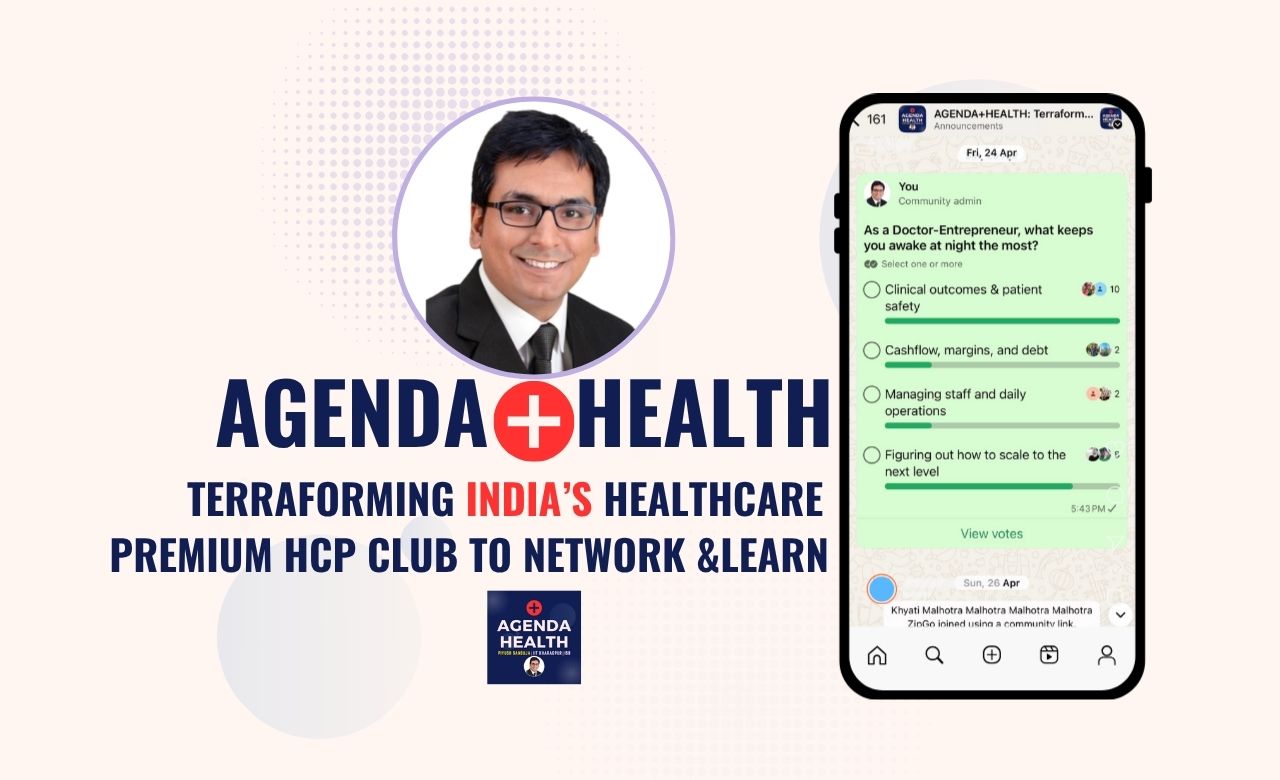 Blue & White Modern Healthcare LinkedIn Banner